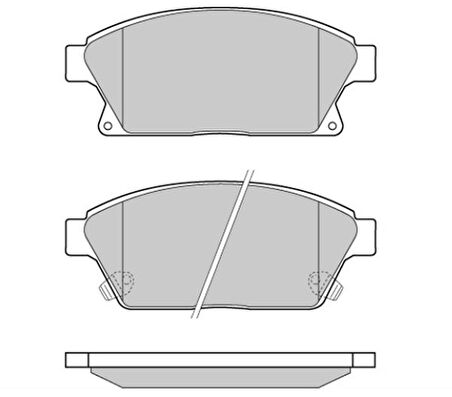 Chevrolet Cruze Ön Fren Balata [Acdelco] (13412810)